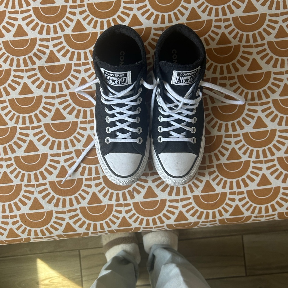 Converse Classic Black and White High-Tops